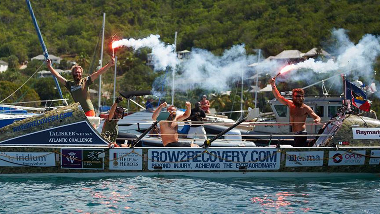 British men become first all-amputee team to row the Atlantic